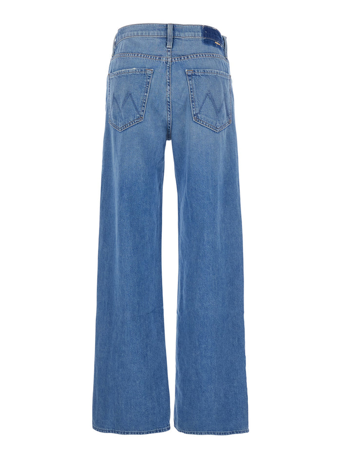 The Dodger Sneaker Blue Five Pocket Jeans Denim Woman Blu Cotton