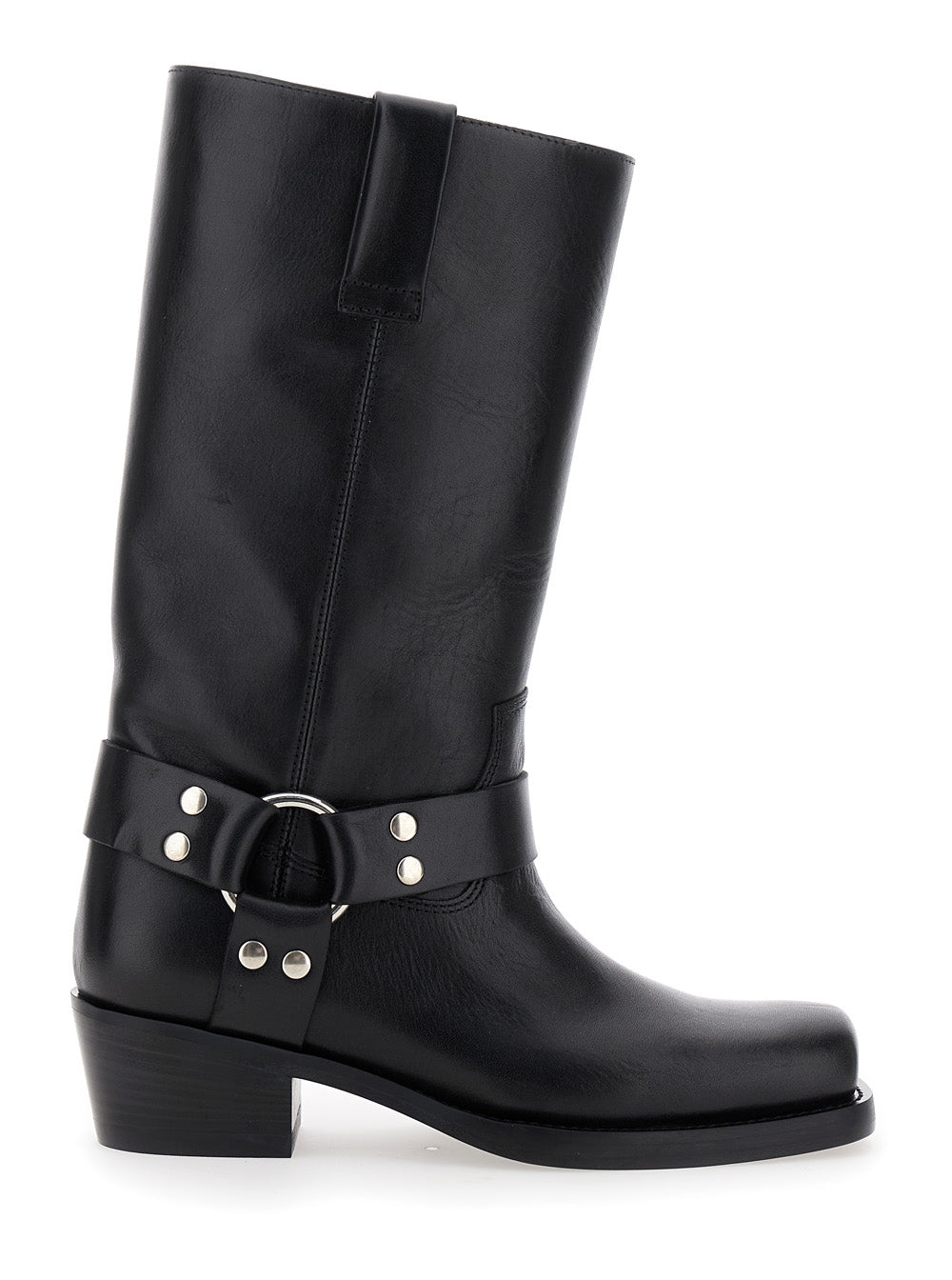 Roxy Black Western Style Ankle Boots Leather Woman
