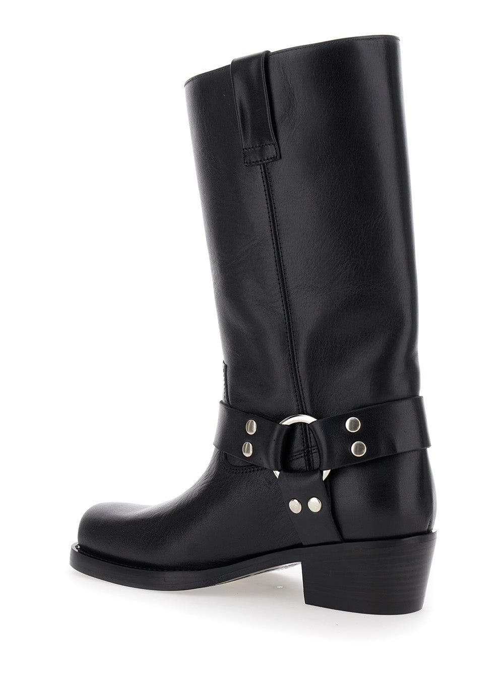 Roxy Black Western Style Ankle Boots Leather Woman