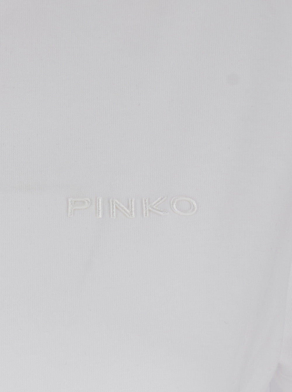 Start White Crewneck T-Shirt With Tonal Logo Lettering On The Front Cotton Woman Tshirts And Polo Shirts