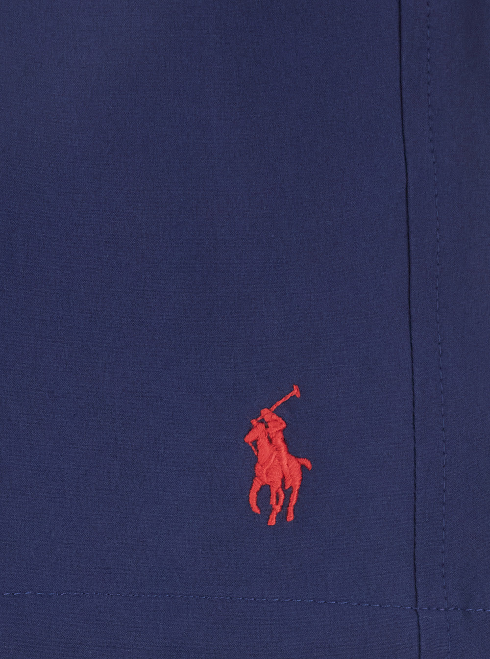 Blue Swim Shorts With Elasticated Waist And Embroidered Pony Logo On The Front Fabric Man Blu Beachwear
