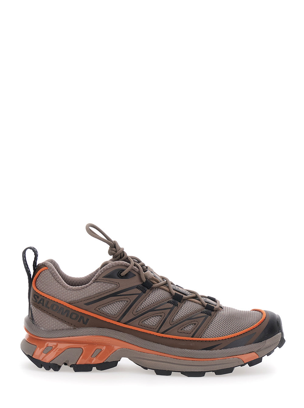 XT-6 Expanse Brown Sneakers with Logo Applied on the Tongue and Chunky Sole in Fabric Unisex Textile