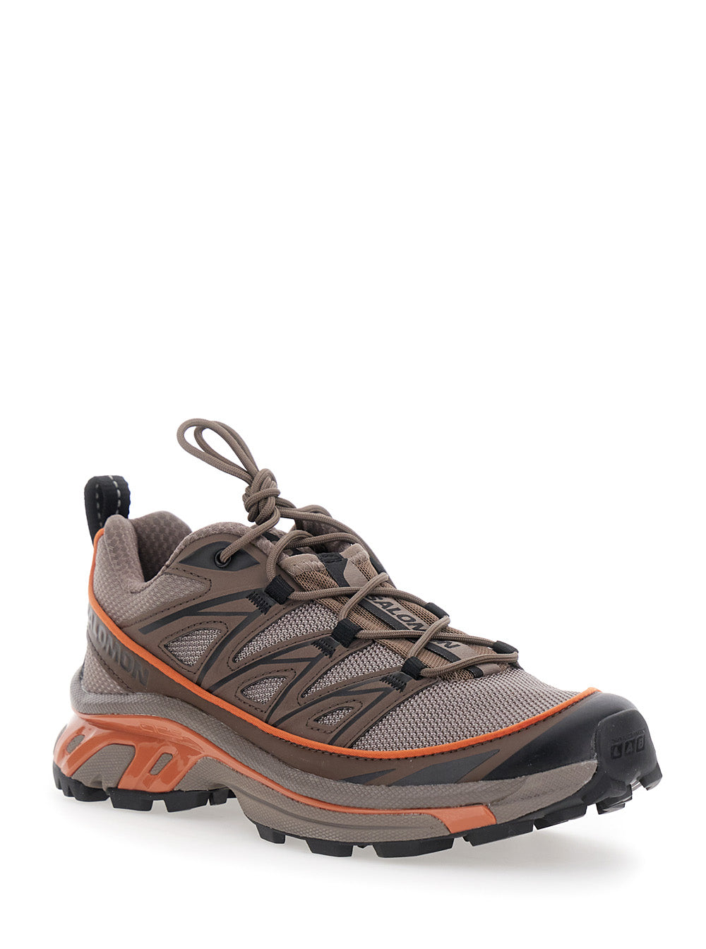 XT-6 Expanse Brown Sneakers with Logo Applied on the Tongue and Chunky Sole in Fabric Unisex Textile
