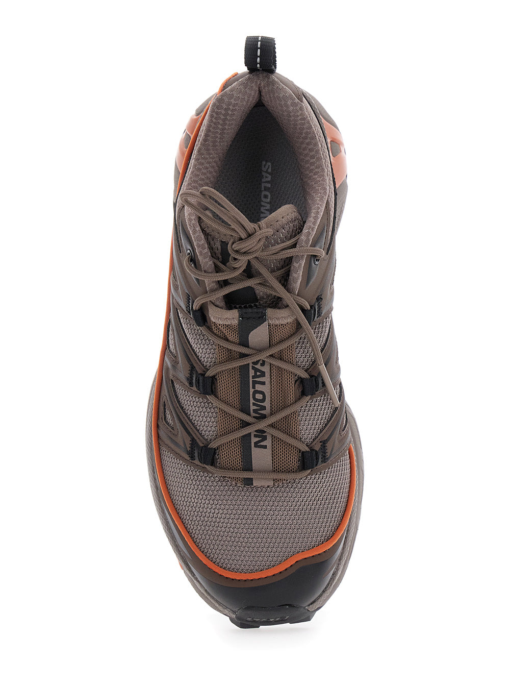 XT-6 Expanse Brown Sneakers with Logo Applied on the Tongue and Chunky Sole in Fabric Unisex Textile