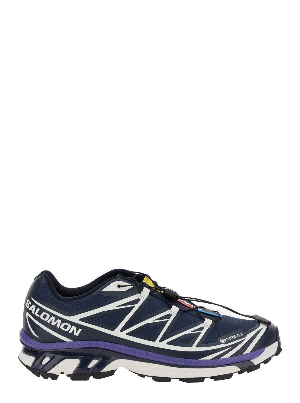 Xt-6 Gtx Blue Sneakers With Logo Applied On The Tongue And Chunky Sole Fabric Unisex Blu Textile