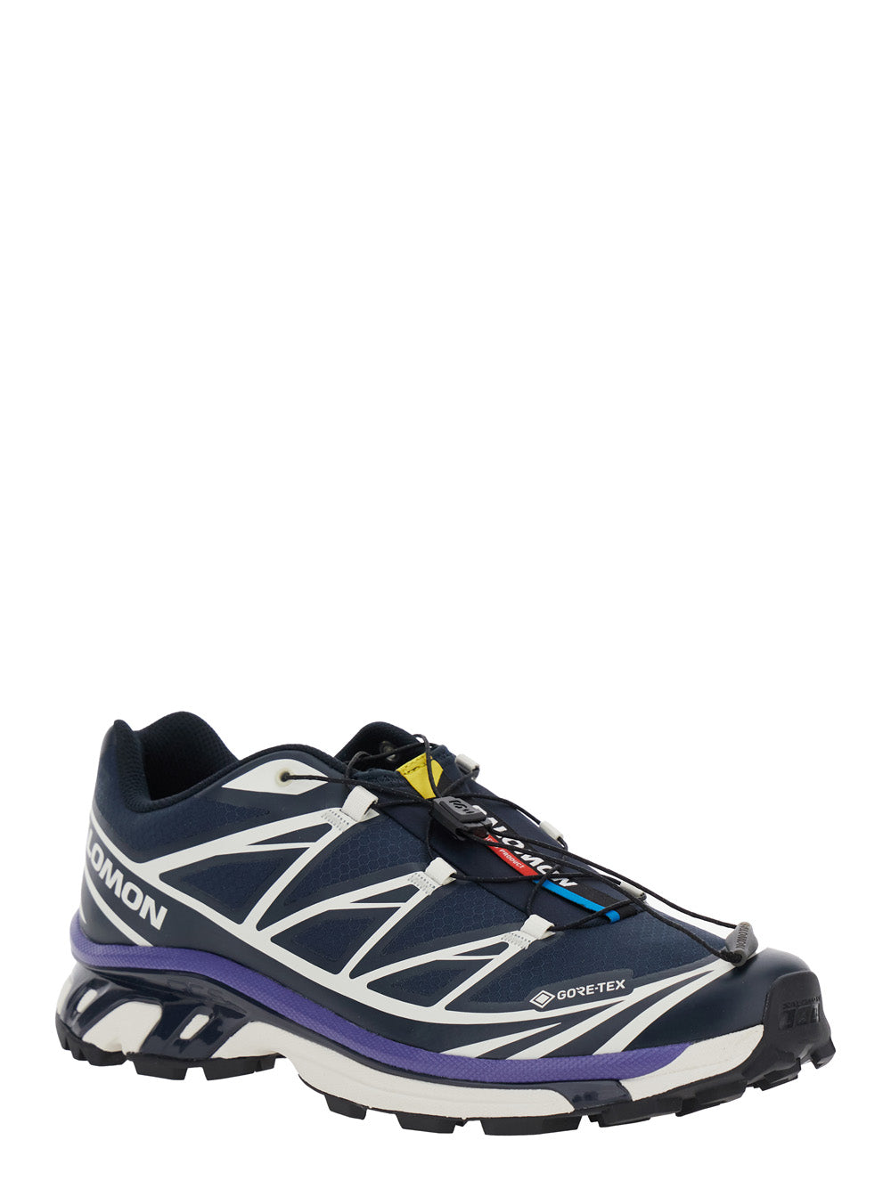 Xt-6 Gtx Blue Sneakers With Logo Applied On The Tongue And Chunky Sole Fabric Unisex Blu Textile