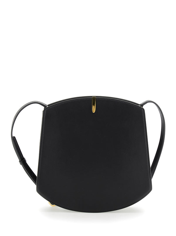 Florence Black Crossbody Bag With Magnetic Closure Leather Shoulder