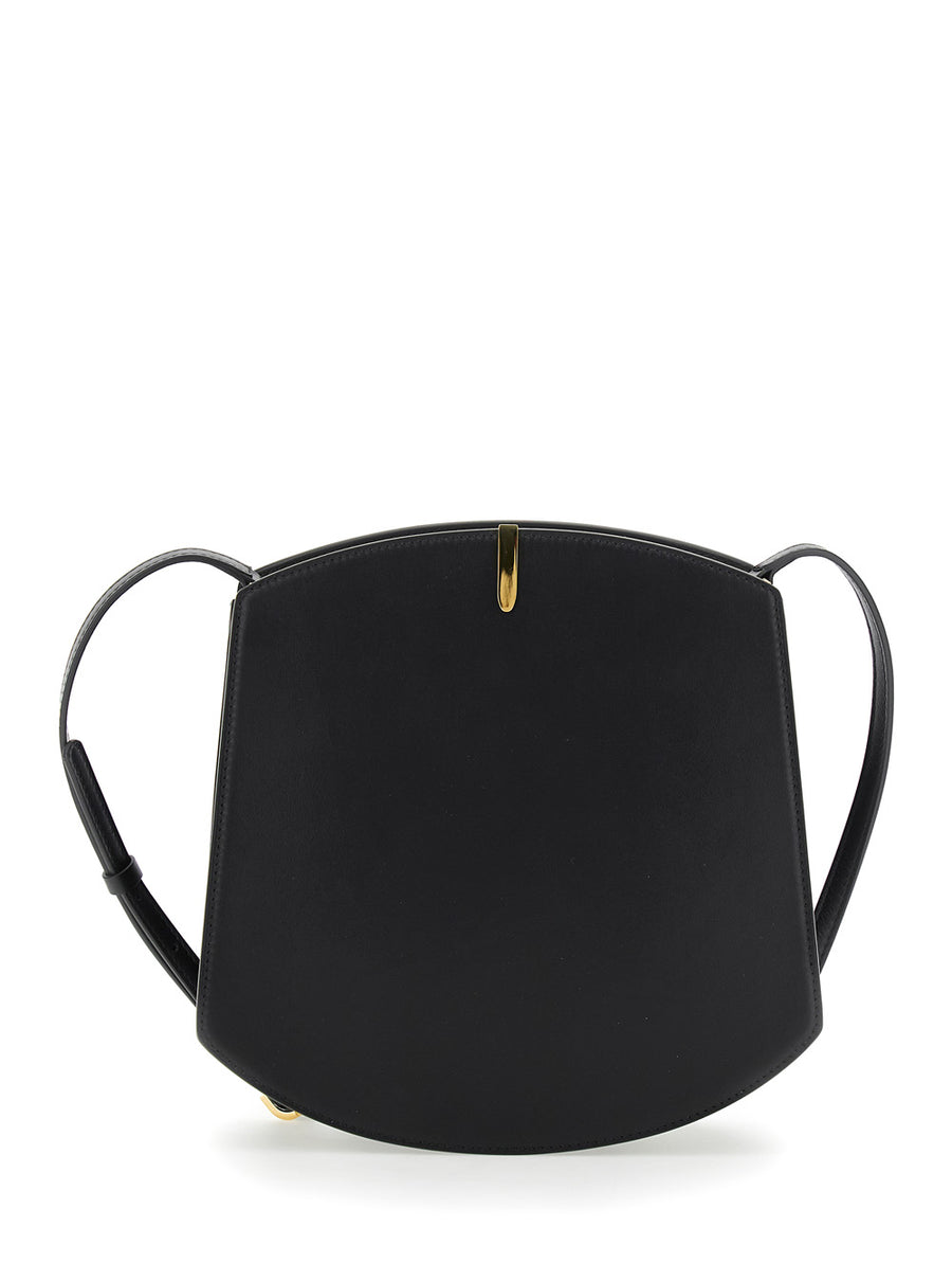 Florence Black Crossbody Bag With Magnetic Closure Leather Shoulder