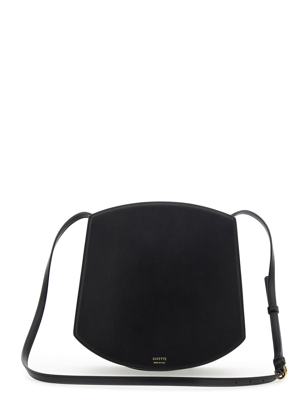 Florence Black Crossbody Bag With Magnetic Strap Closure Leather Woman