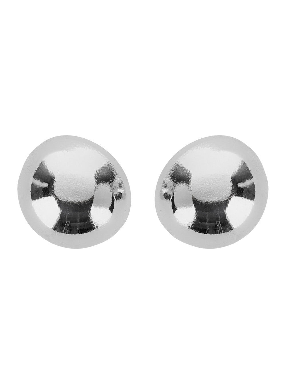 Sade Metallic Earings with Rear Closure and Circular Shape in Brass Woman Earrings