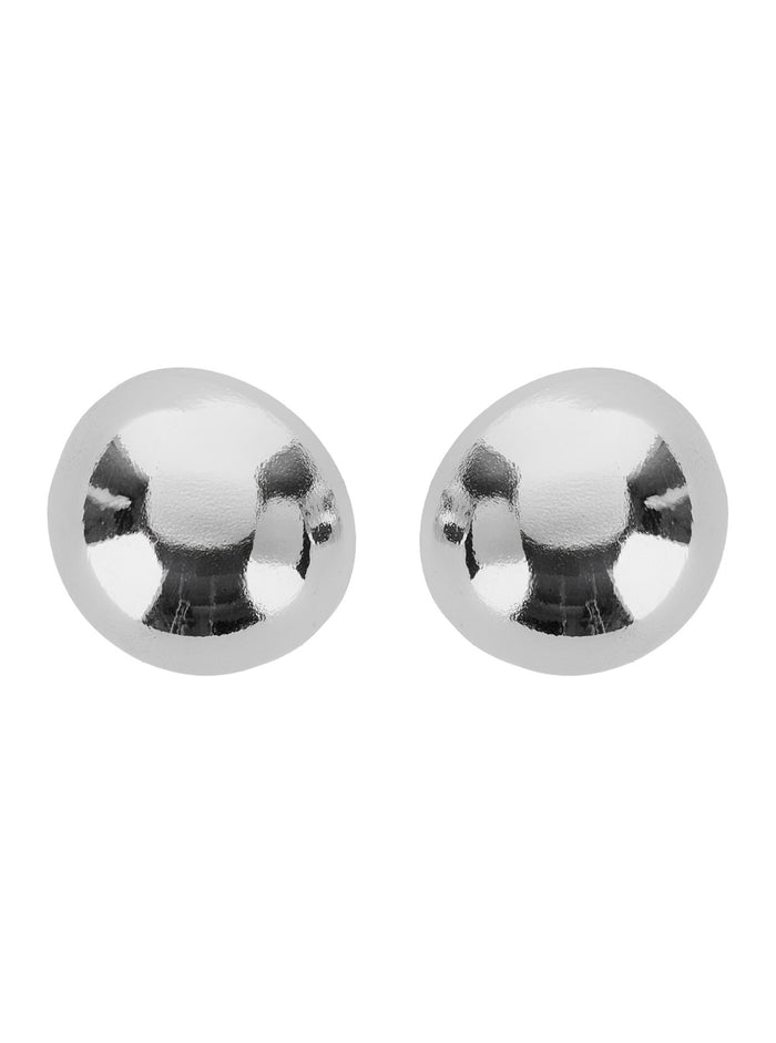 Sade Metallic Earings with Rear Closure and Circular Shape in Brass Woman Earrings