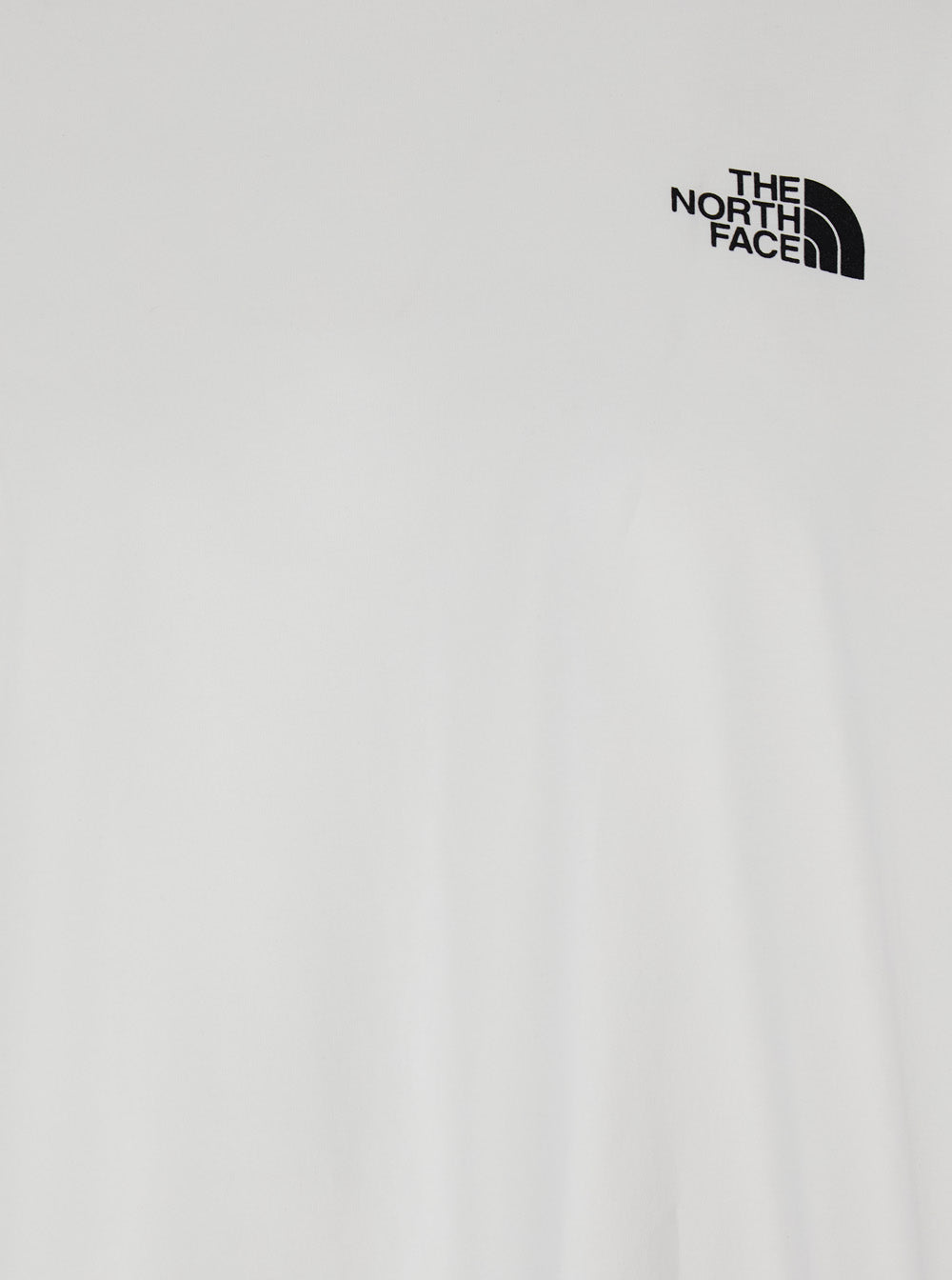 White T-Shirt with Logo Printed on the Front and Maxi Back in Cotton Man Tshirts Polo Shirts