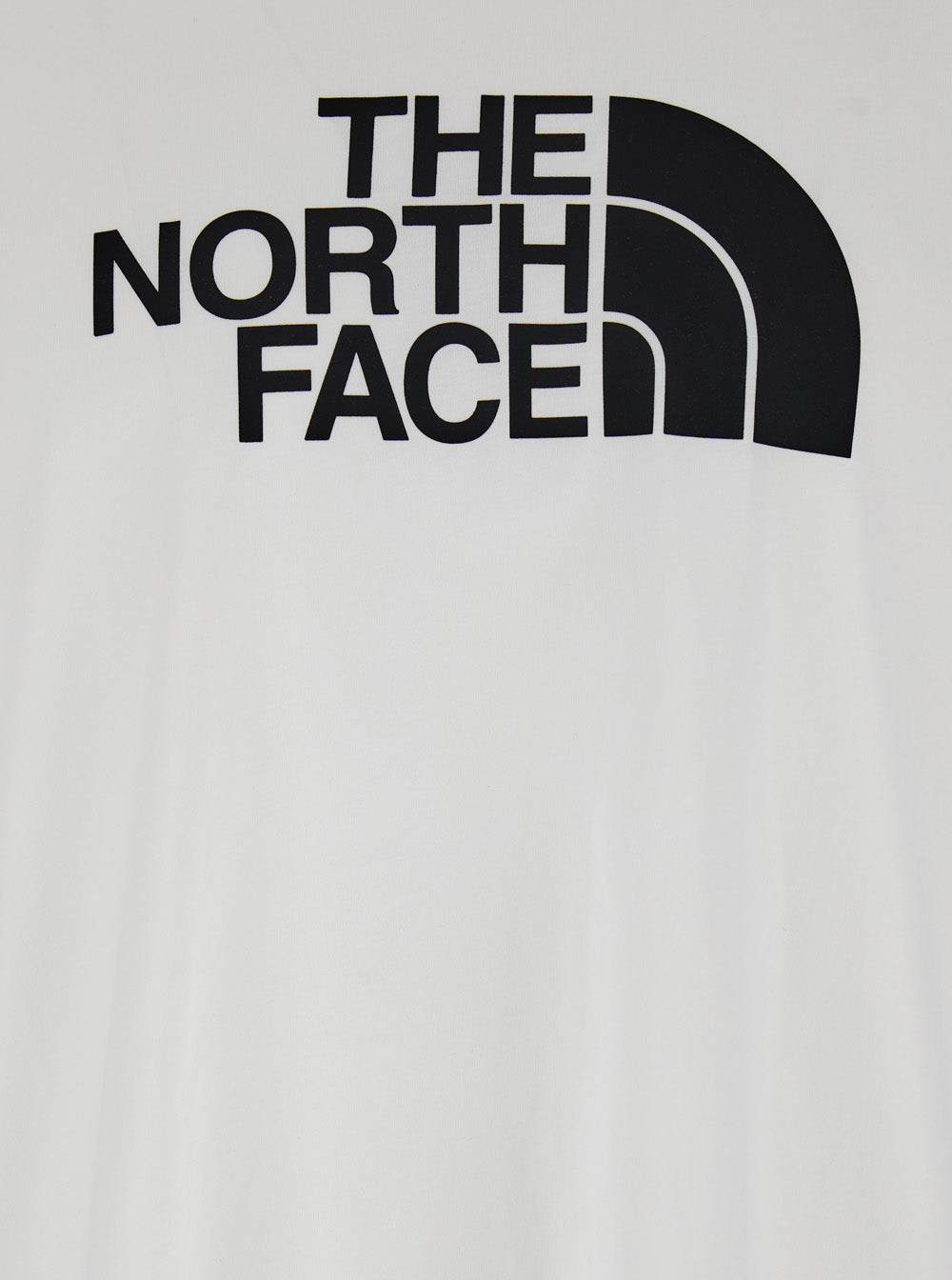 White T-Shirt with Maxi Logo Printed on the Front and Back in Cotton Blend Man Polyester Tshirts Polo Shirts
