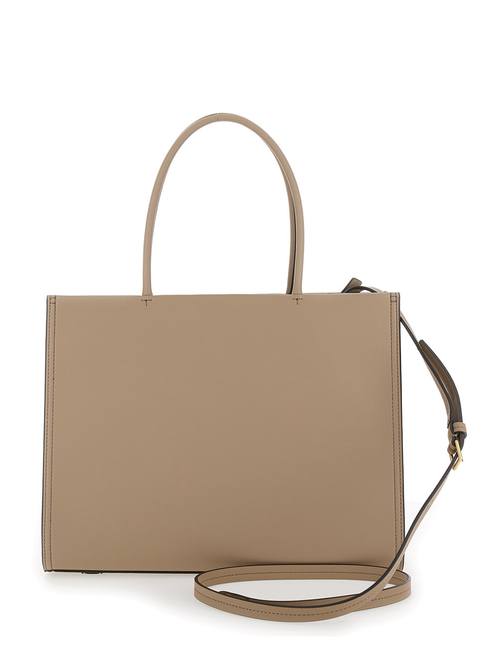 Ella Beige Tote Bag Eco-Leather Woman Polyurethane Viscose