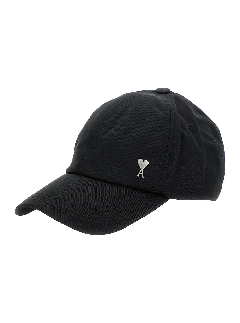 Black Baseball Cap With Adc Logo On The Front Cotton Blend Man Polyamide Hats And Gloves