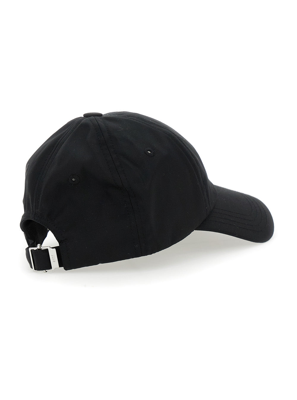 Black Baseball Cap With Adc Logo On The Front Cotton Blend Man Polyamide Hats And Gloves