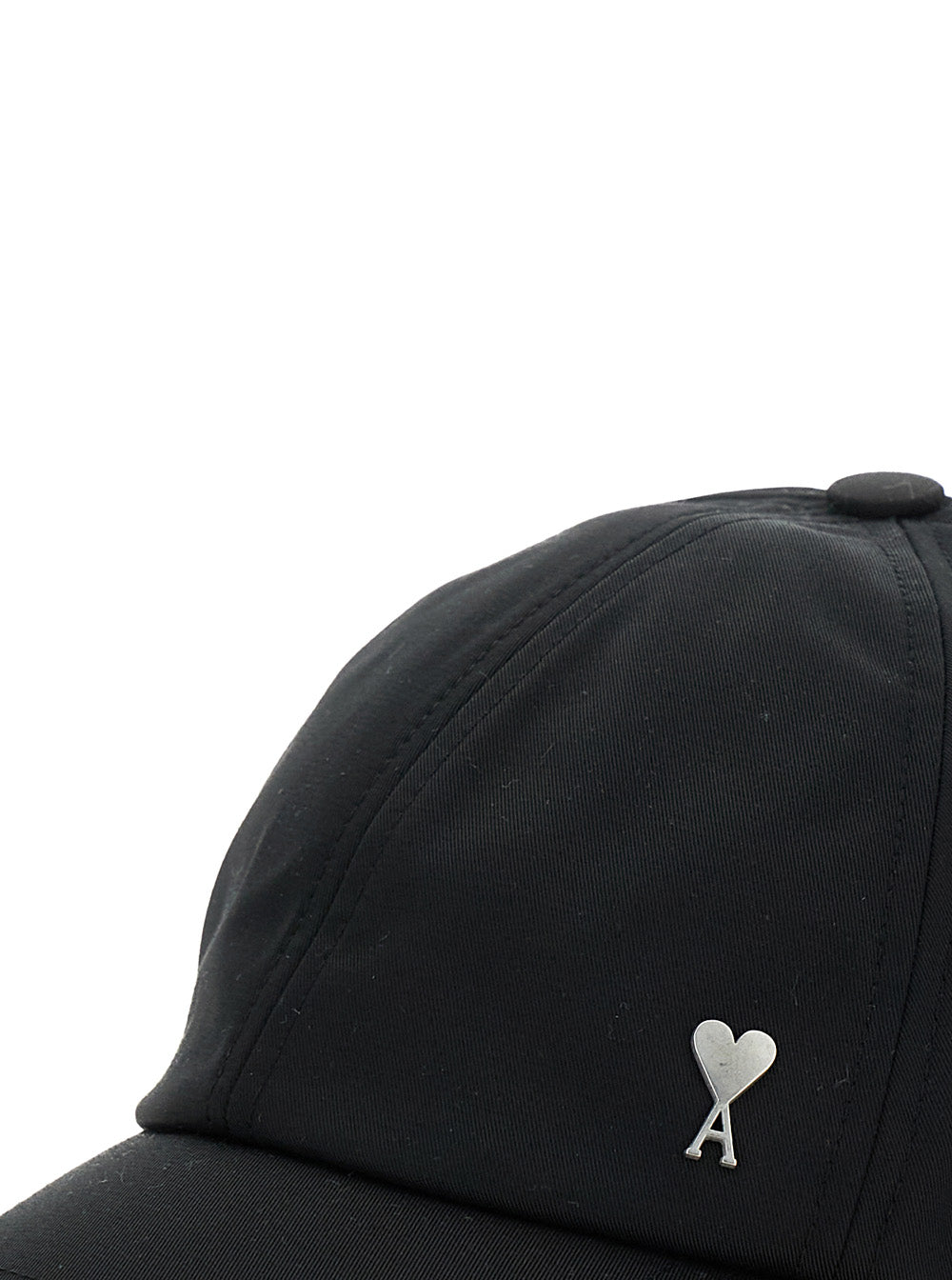 Black Baseball Cap With Adc Logo On The Front Cotton Blend Man Polyamide Hats And Gloves