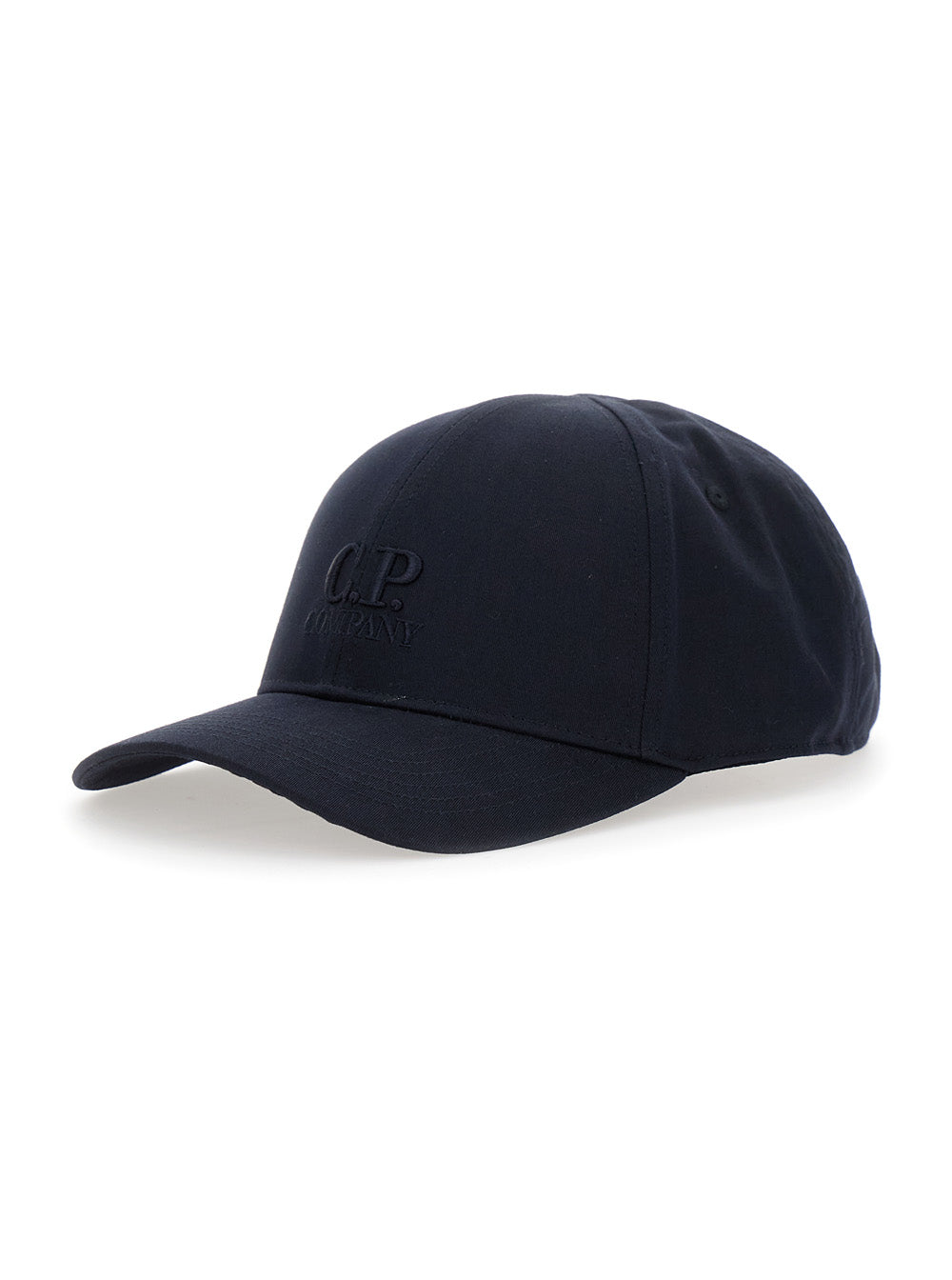 Blue Baseball Cap With Logo Embroidered On The Front Cotton Man Blu Hats And Gloves