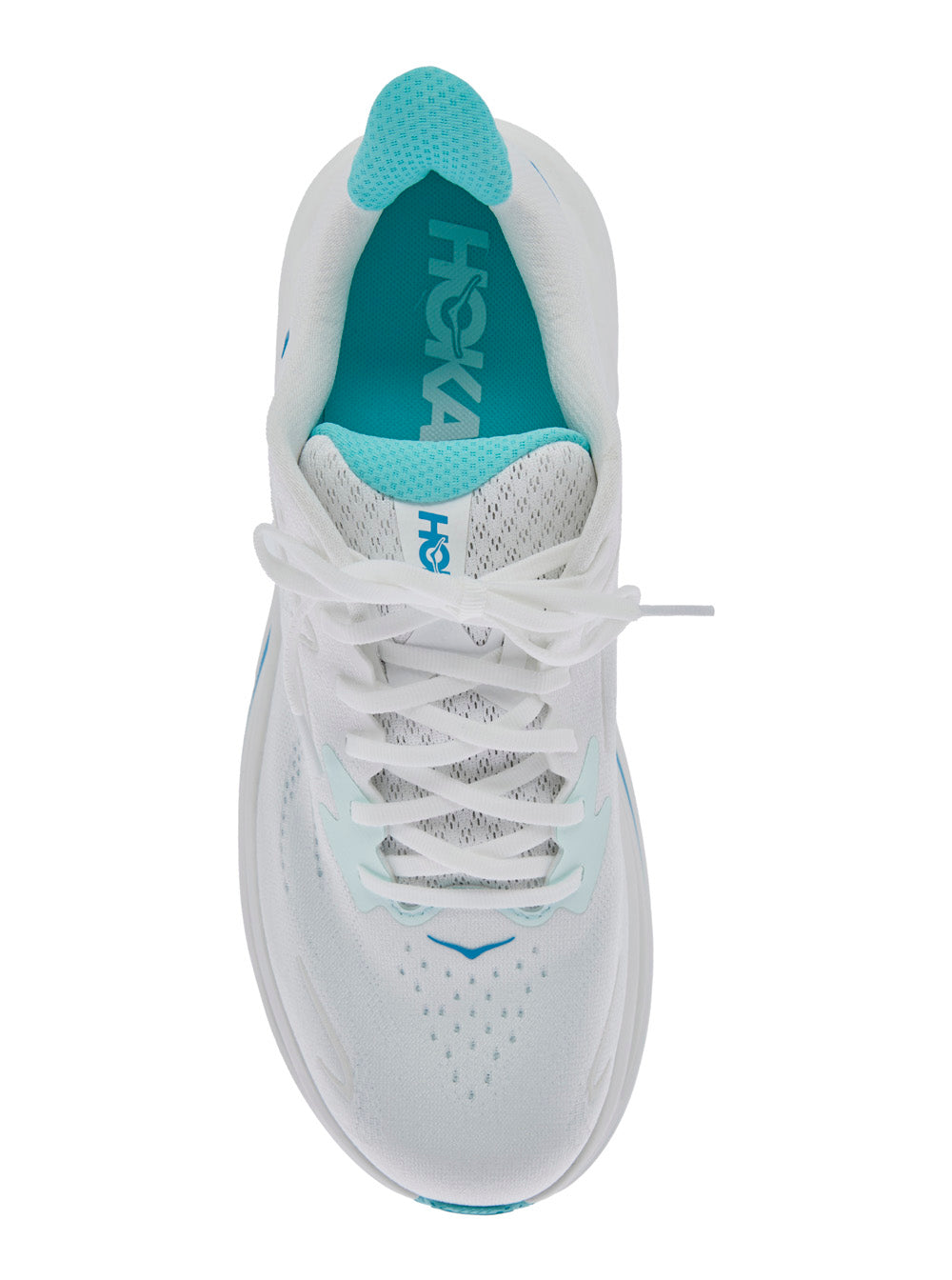 Clifton 10 White Low Top Sneakers With Logo Lettering On The Side And Patch Tongue Tech Fabric Unisex Textile Synthetic
