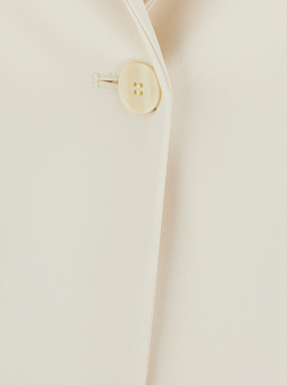 Beige Single-Breasted Jacket With Notched Revers Viscose Blend Stretch Woman Polyester Blazers
