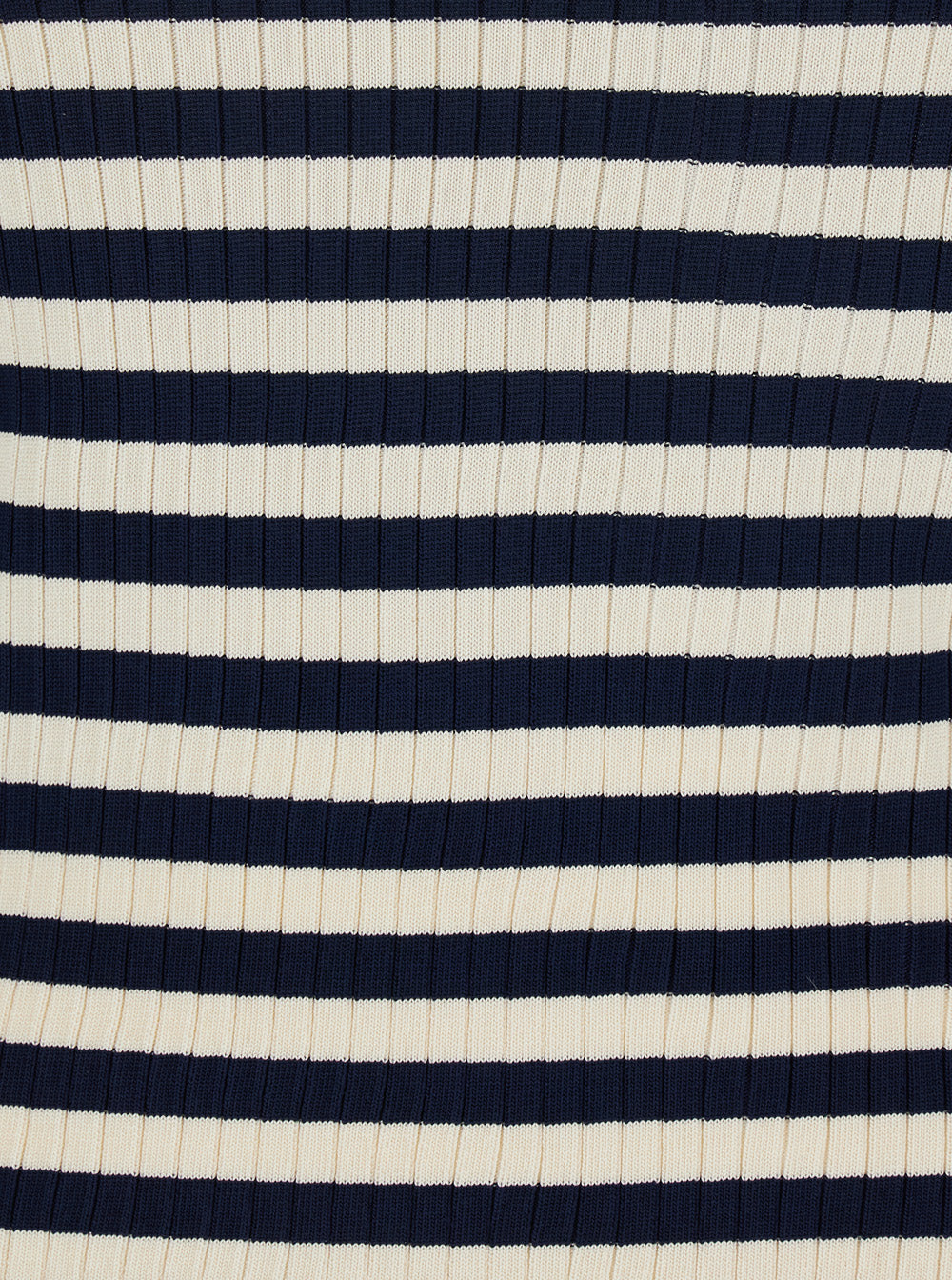 White And Black Top With Ribbed Design All-Over Striped Motif Viscose Woman White/black Polyamid Jersey