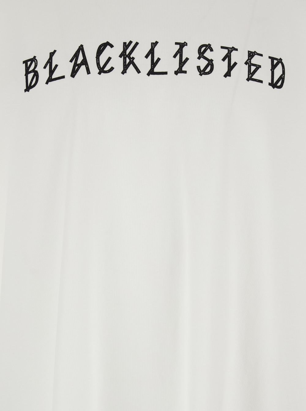 T-shirt Bianca with maxi logo on the front and back in Mens Cotton White Tshirts Polo Shirts