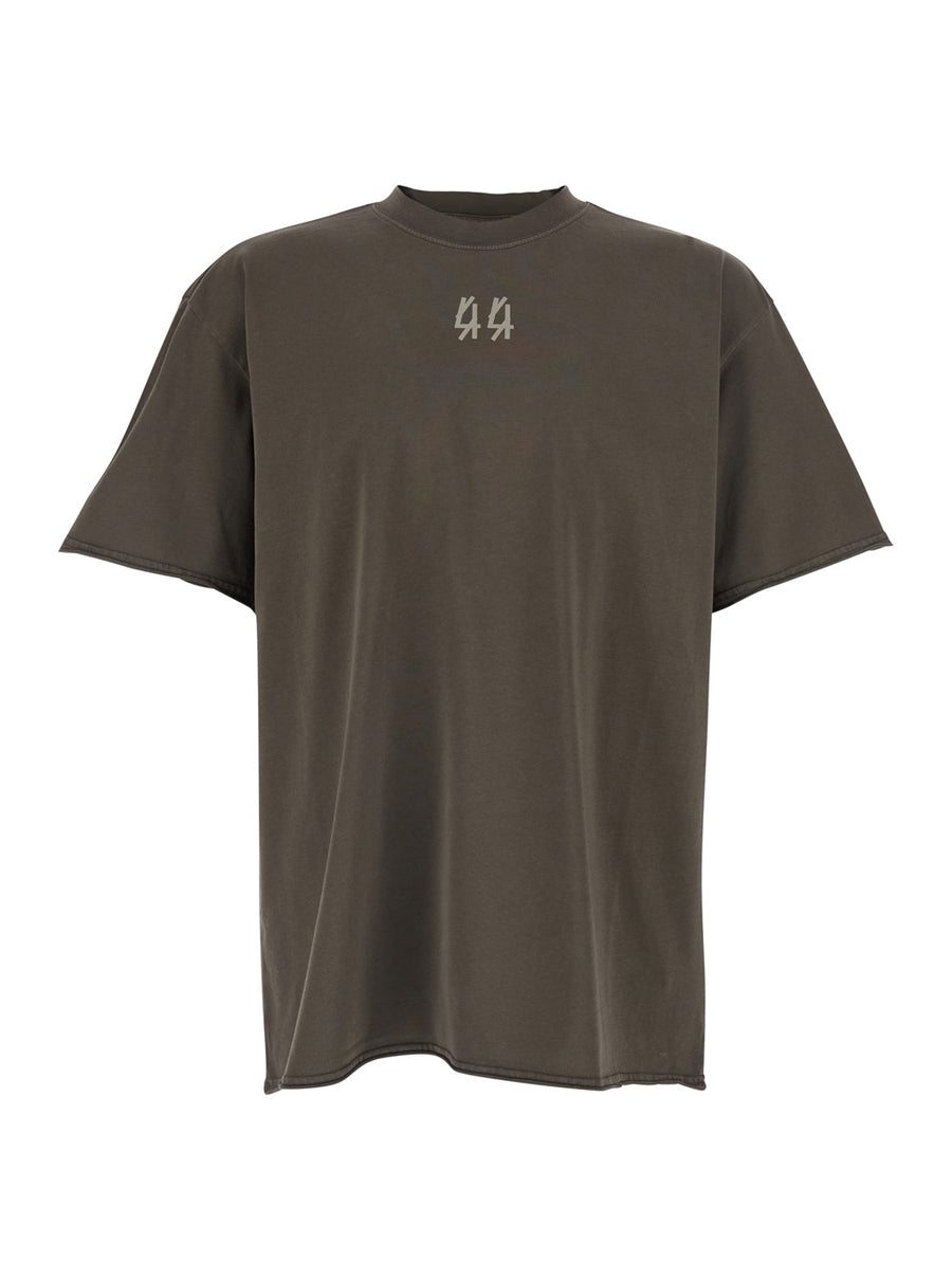 T-Shirt Round Neck Grey Cotton T-shirts