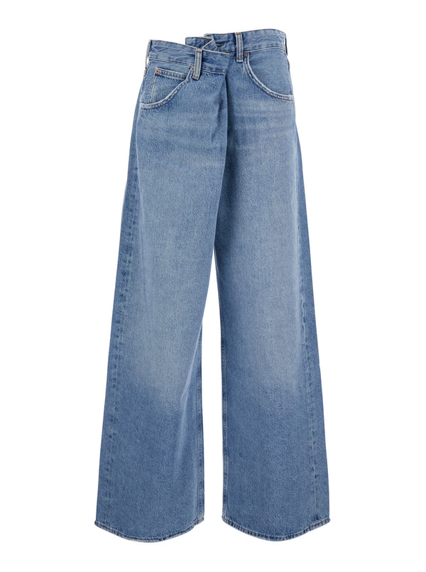 Jeans Blue Foldable Design Regenerative Cotton