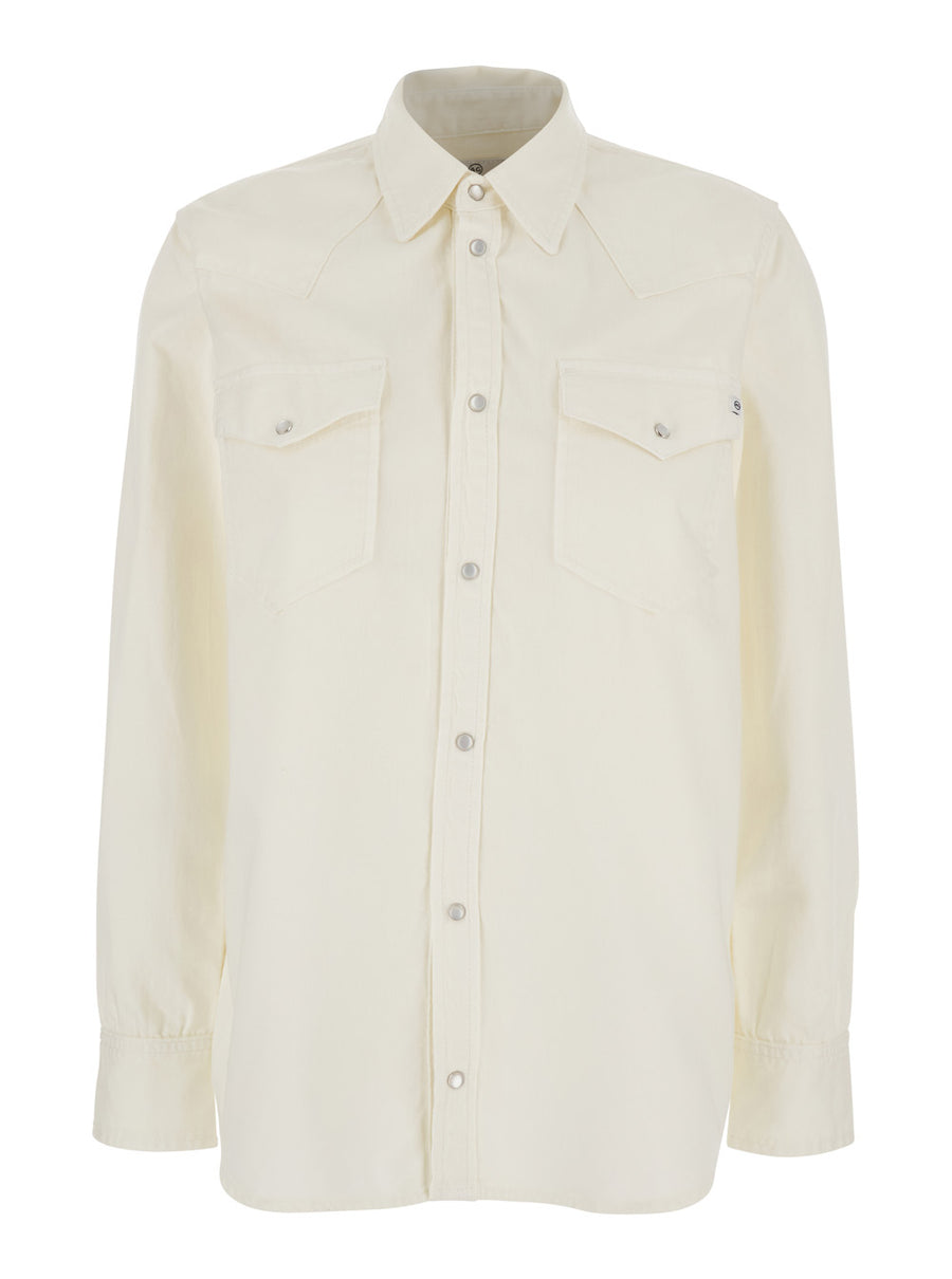Shirt Noiki White Cotton Blouses