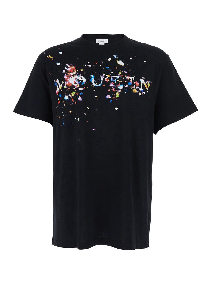 Crew Neck T-Shirt Black Cotton T-shirts