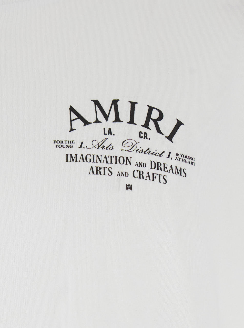 White Crew Neck T-Shirt with Logo Lettering on Front and Back in Cotton for Men Tshirts Polo Shirts