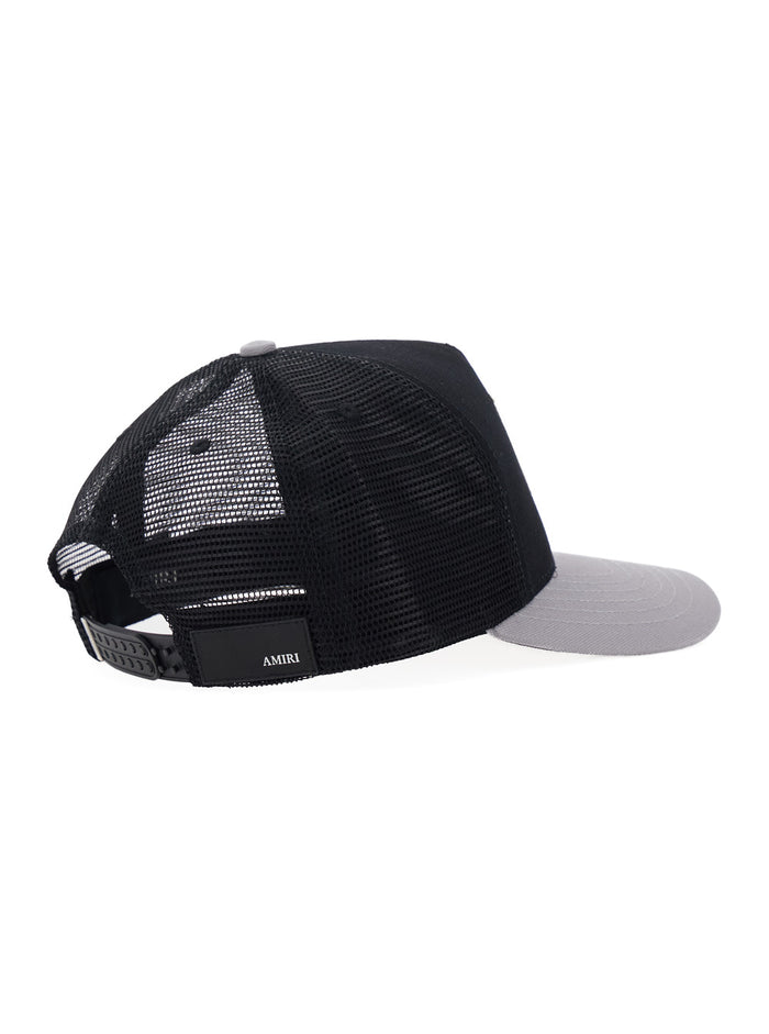 Black Baseball Cap With Logo On The Front And Mesh Panels Cotton For Men Hats Gloves