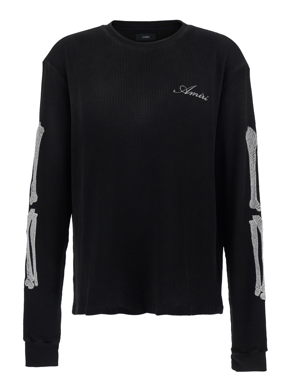 Black Bones T-Shirt With Logo Lettering On The Front For Men Cotton Tshirts And Polo Shirts