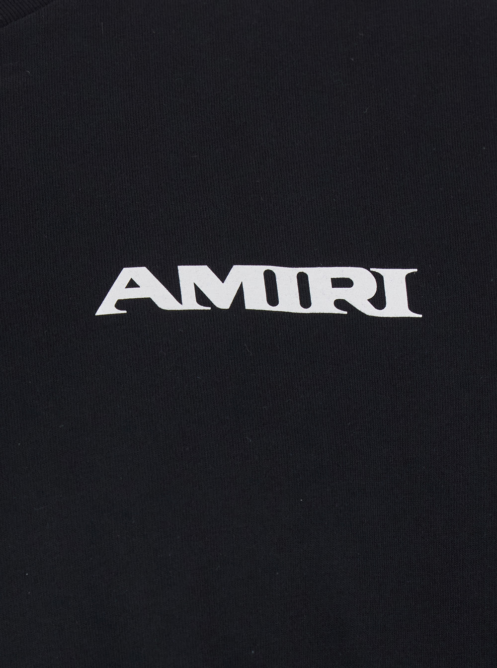 Black Crew Neck T-Shirt with Logo Lettering Print on the Front in Cotton for Men Tshirts And Polo Shirts