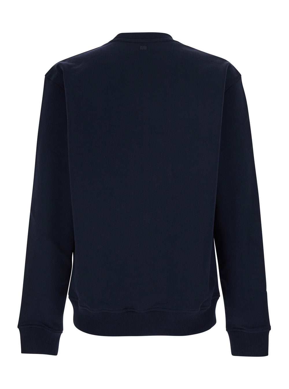 Blue Sweatshirt With Ami De Coeur Logo On The Front In Cotton Man Blu Sweatshirts