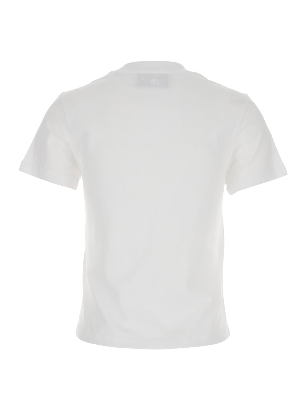 QUOTA -CROPPED CONTRASTED ADC T SHIRT White Cotton Tshirts And Polo