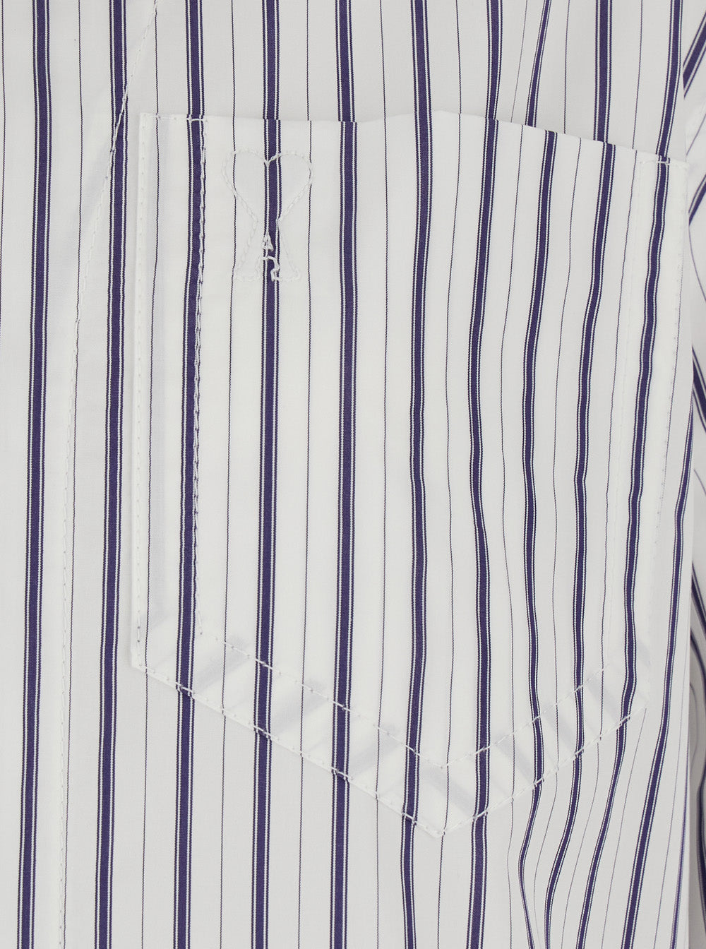 Short Sleeve Wide Shirt With Camp Collar And Patch Pocket - White Short-Sleeve Made Of Cotton Men Blouses