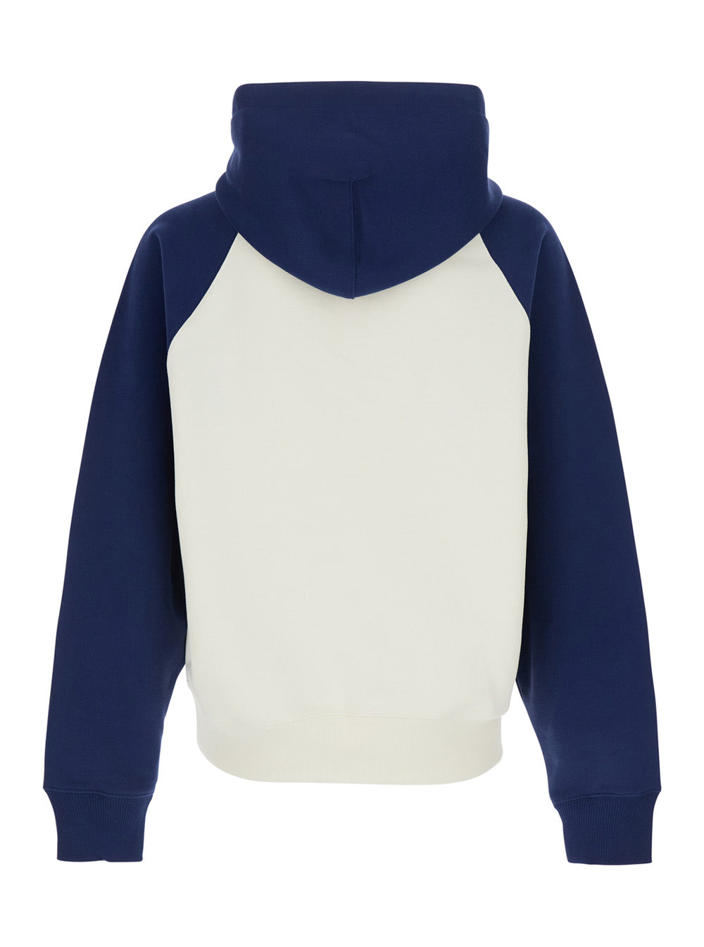 Blue hoodie with drawstring hood and ADC embroidery on the front in cotton for men Blu Sweatshirts