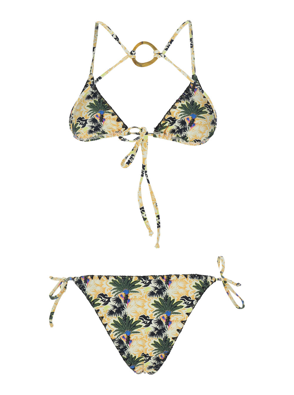 Bikini With Removable Cups And Back Accessory Polyamide Elastane Beachwear