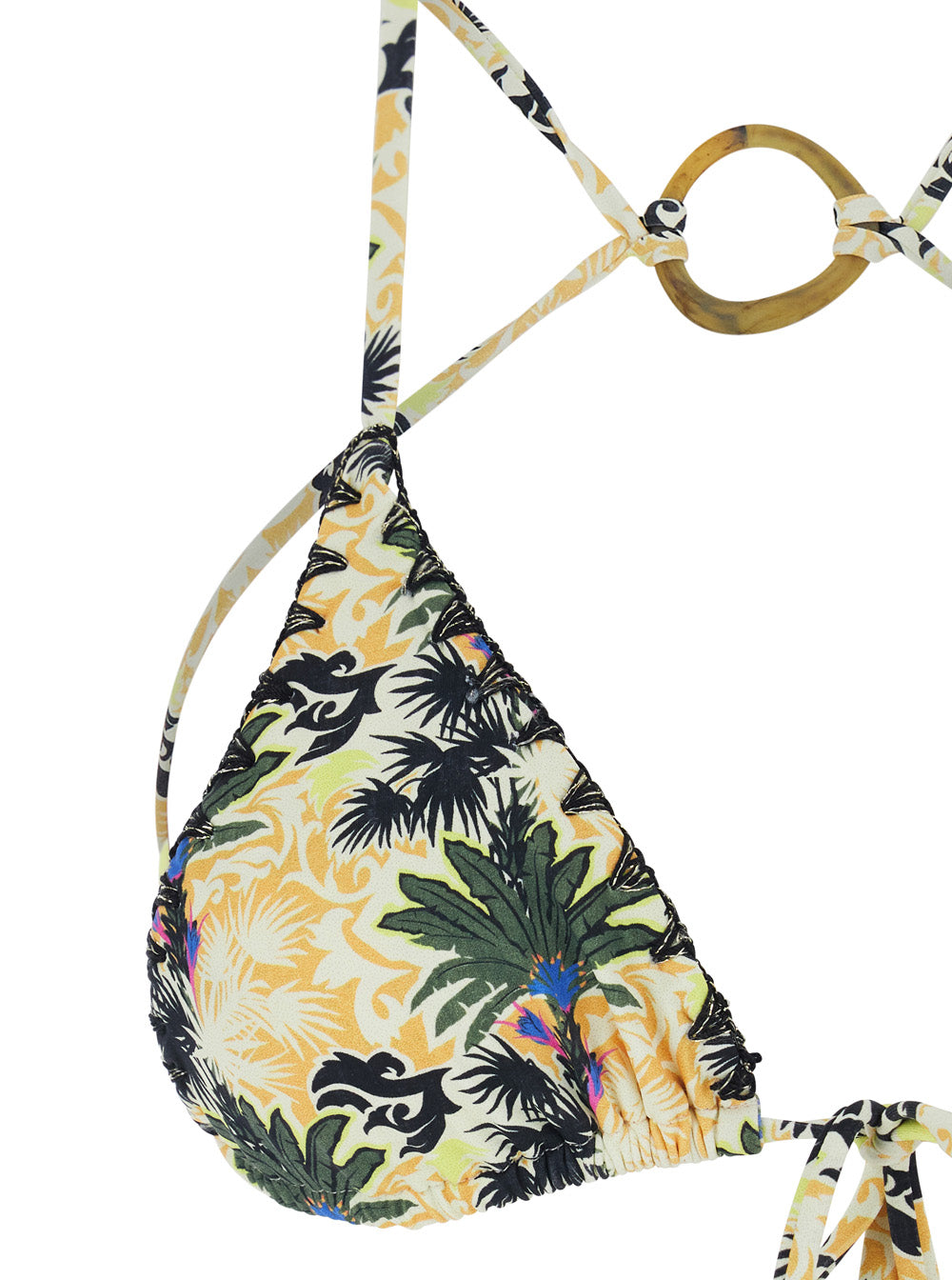 Bikini With Removable Cups And Back Accessory Polyamide Elastane Beachwear