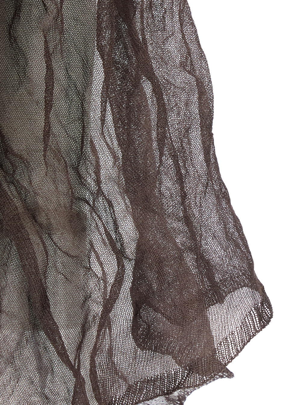 Arnica Top Brown With V-Neck And Short Sleeves Silk For Women Metallic Fiber Tops