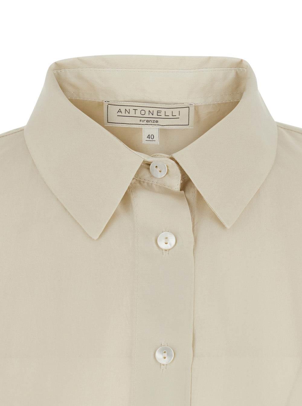Bassano Shirt - White Silk With Long Sleeves Women And Blouses