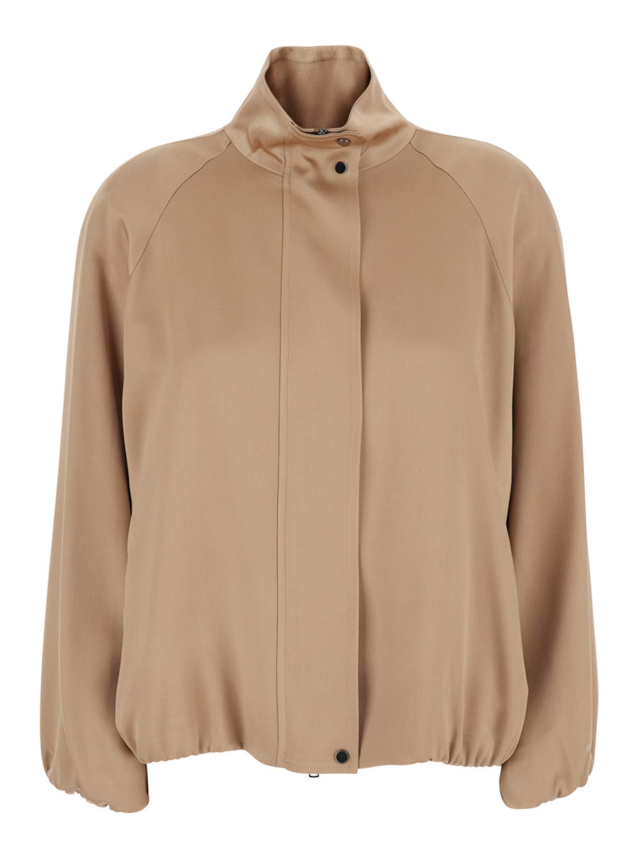 Jacket Grace Beige Acetate Coat