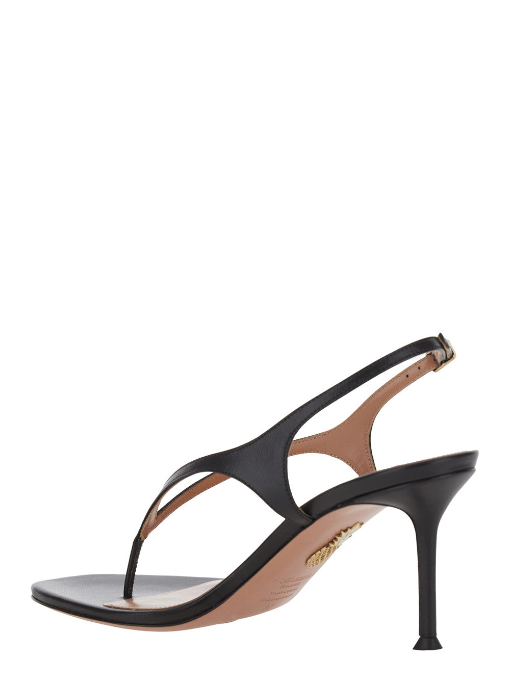 BIKINI THONG SANDAL Brown Heels
