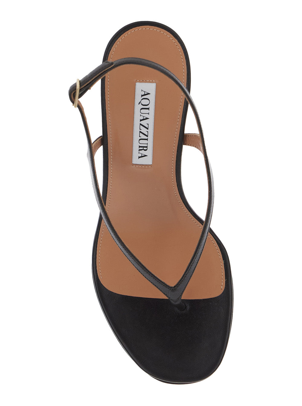 BIKINI THONG SANDAL Brown Heels