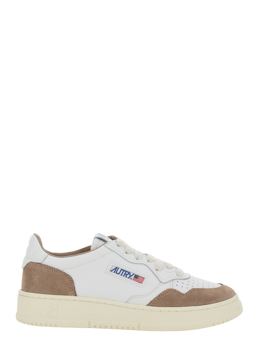 Sneakers Medalist Ft White Leather-Suede Cow Leather Trainers
