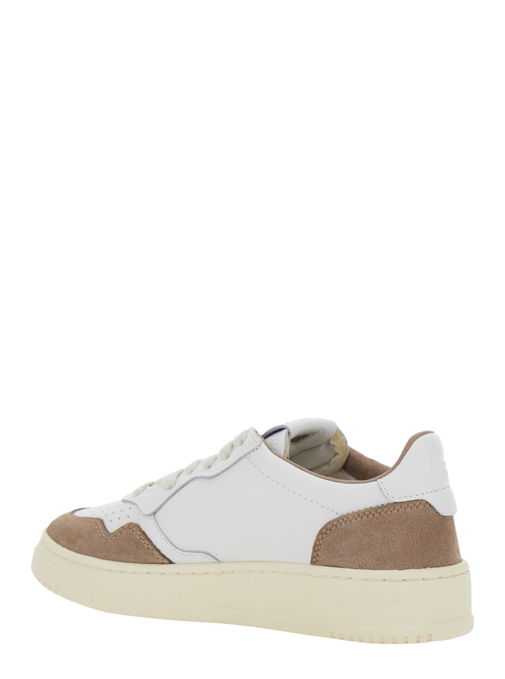 Sneakers MEDALIST FT White with Leather and Suede Details for Women Cow