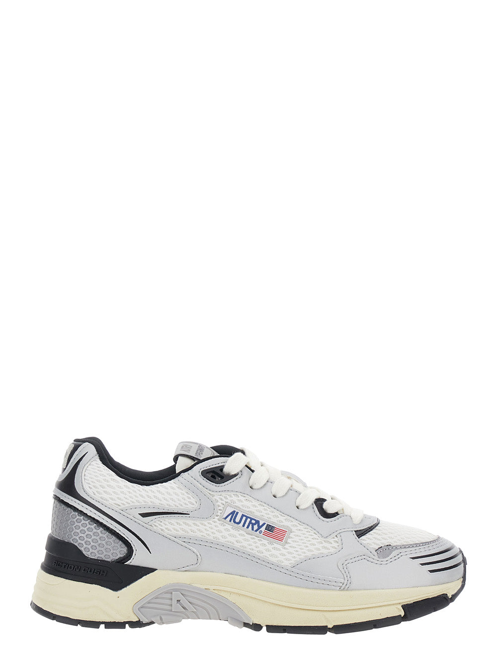 Sneakers HYPERWAY White with mesh and nylon details - In Polyurethane blend Men Cow
