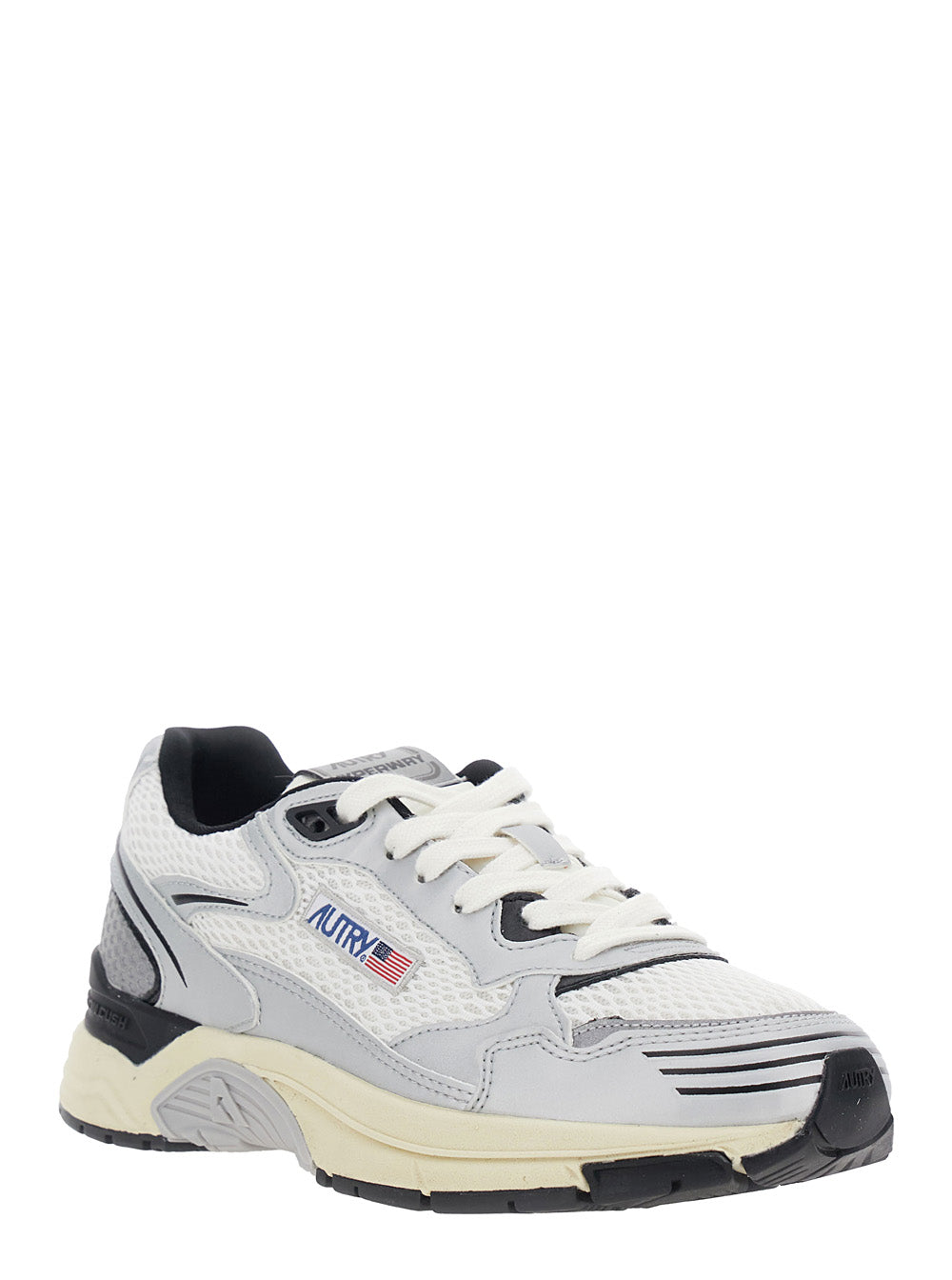 Sneakers HYPERWAY White with mesh and nylon details - In Polyurethane blend Men Cow