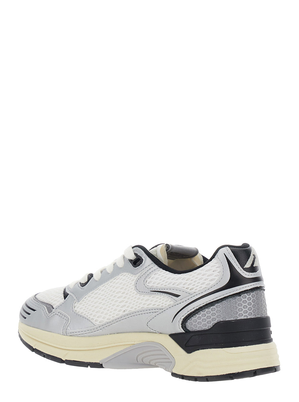 Sneakers HYPERWAY White with mesh and nylon details - In Polyurethane blend Men Cow